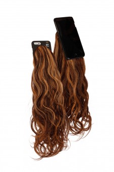PZtoday© with Yggy Paris: Human Wig Phone Case (Brown-Beyonce)