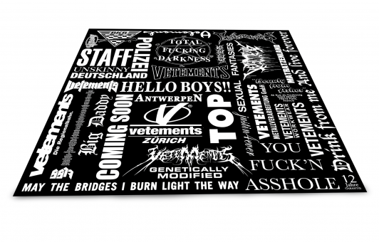 Vetements Graphics Carpet